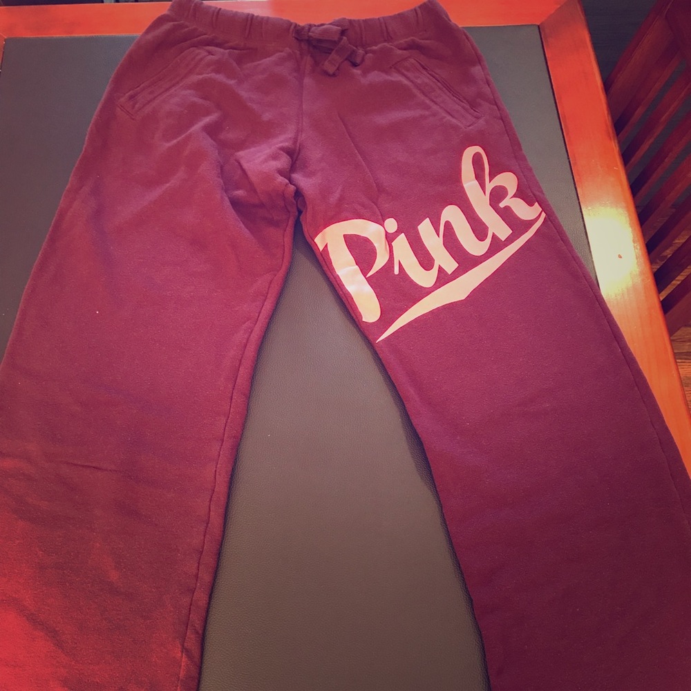 Pink boyfriend sweat pants!